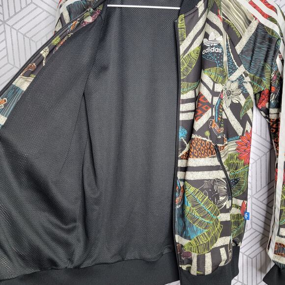 Adidas Xilofloresta Jacket Superstar Farm Tropical Jungle Sz Small - Picture 9 of 16